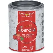 Amazonas Acerola 100% Bio natürliches Vit.C Lutschtabletten 70 g