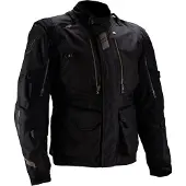 Leatt ADV MultiTour 5.5 Stealth Schwarz Wasserdichte Textiljacke Größe M