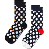Happy socks Socken Classic Big Dots Unisex Multi (2er-Pack)-Schuhgröße 41 - 46