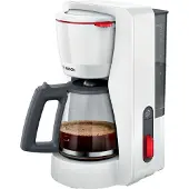 Bosch TKA3M131, Filterkaffeemaschine, 1,25 l, Gemahlener Kaffee, Weiß