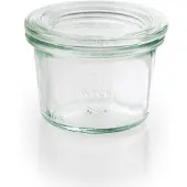 Aps 82310 Gourmetgläser mit Deckel, 12er-Set, Mini-Sturz-Form, Ø 6 cm, Höhe 5,5 cm, je 80 ml, Germany