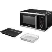 Medion Mikrowelle mit Heißluftfritteusenfunktion (25 Liter, 1.500 Watt Heißluft, 900 Watt Mikrowelle, 9 Automatikprogramme, Popcorn-Taste, Auftaufunktion, LED Display, MD11499)