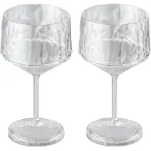 Koziol Gläser-Set "CLUB No. 15", (Set, 2 tlg.), CO²neutral, Made in Germany.Biozirkulärer Kunststoff, 400 ml, 2-teilig