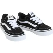 Vans Brooklyn Ls Suede/Canvas Black/White Größe EU 30