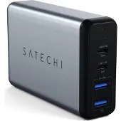 Satechi ST-MC2TCAM, Drinnen, AC, Schwarz, Silber