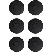Villeroy & Boch Untertasse "Espressountertasse Manufacture Rock Ø 12,1 cm 6er Set schwarz"