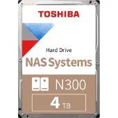 Toshiba N300 4TB, 4 TB, 7200 RPM, 128 MB, 3.5", Serial ATA III