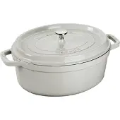 Staub LA COCOTTE Cast iron pot oval 2.35 ltr truffle