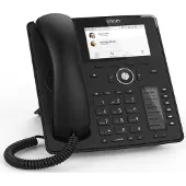 Snom D785N, IP-Telefon, Schwarz, Kabelgebundenes Mobilteil, Im Band, Außerhalb des Bandes, SIP-Info, 12 Zeilen, 10000 Eintragungen