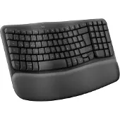 Logitech 920-012283, Volle Größe (100%), Kabellos, RF Wireless + Bluetooth, Membran Key Switch, QWERTZ, Graphit
