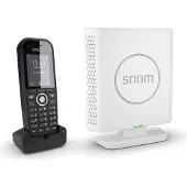 Snom M430, DECT-Telefon, Kabelloses Mobilteil, Freisprecheinrichtung, 100 Eintragungen, Anrufer-Identifikation, Schwarz, Weiß