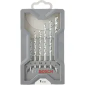 Bosch 3/4/5/5/5/6/7 Mm Stone Drill Set 7 Units Silber