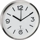 TFA-Dostmann 60.3535.02, Wand, Rund, Silber, Weiß, Aluminium, Glas, AA