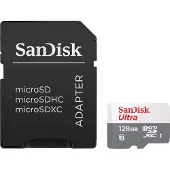 SanDisk Ultra microSDHC UHS-I Speicherkarte + Adapter – 128 GB
