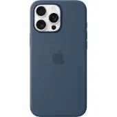 Apple Original iPhone 16 Pro Max Hülle - Silikon - Backcover/Soft Case - Blau