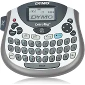 Dymo Beschriftungsgerät Letra Tag 100T QWERTZ, für Etikettenbreite 12 mm, 180 dpi, dt. Tastaturlayout, mit Papieretiketten