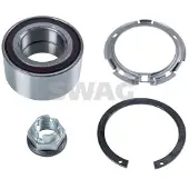 SWAG Radlagersatz Vorne Links Vorne Rechts für RENAULT Clio III Schrägheck (BR0/1, CR0/1) Schrägkugellager 77mm 60 92 4313