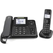 Doro Comfort 4005 Combo Strahlungsarmes Schnurlostelefon mit Anrufbeantworter, Rufnummernanzeige, 10h Sprechzeit, 4 Tage Standby, Freisprechfunktion, DECT