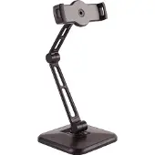 InLine Verstellbarer Arm (Schwenkdoppelarm) für Tablett Schwar
