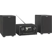 Imperial DABMAN i310 CD, Heim-Audio-Mikrosystem, Schwarz, DAB, FM, Amazon Music, Deezer, Napster, Qobuz, Den Gezeiten unterworfen, TFT, AAC, MP3, WAV, WMA
