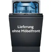 Siemens iQ500 SR65YX08ME, Voll integriert, Single (45 cm breit), Schwarz, Berührung, 1,75 m, 2,05 m