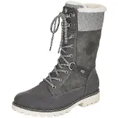 Remonte Schnür-,Zug-u.Schnallenstiefel in grau, Gr. 38