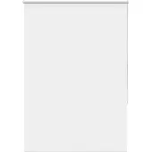 vidaXL Verdunkelungsrollo Weiß 105x175 cm Stoffbreite 100,7 cm