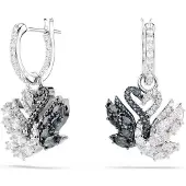 Swarovski Ohrringe Swan 5705728 Silberfarben