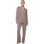 Mey Langer Pyjama Serie Pure Chic Milk`n Coffee | Größe XL
