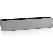 Lechuza 'Balconera Stone 100', steingrau, ca. 99 x 19 x H 19 cm
