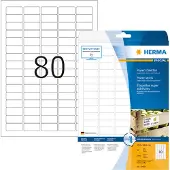 Herma Power-Etiketten Nr. 10901 auf DIN A4-Blättern, 2000 Etiketten, 25 Bogen
