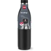 EMSA Isolierflasche "Trinkflasche Bludrop", (1 tlg.), 1 Liter, auslaufsicher, 360-rundum-Trinköffnung, 40 h kalt, 20 h warm