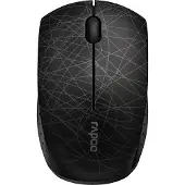 Rapoo 3300P+, Beidhändig, Optisch, RF Wireless, 1000 DPI, Schwarz, Grau
