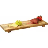Kesper Servierbrett mit Füssen Akazie