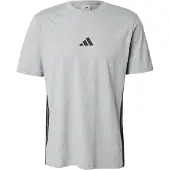 Adidas T-Shirt 3S Sj T aus Single Jersey mit 3-Streifen und aufgesticktem Logo, Marineblau, Größe M