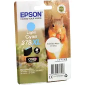 Epson Squirrel 378XL Eichhörnchen Claria Photo HD Single Light Cyan Tinte, High (L) Yield, Cyan, Tinte auf Pigmentbasis, 10,3 ml, 1 Stück(e), Einzelpackung