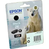Epson Polar bear Singlepack Black 26 Claria Premium Ink, Schwarz, Tinte auf Pigmentbasis, 1 Stück(e)
