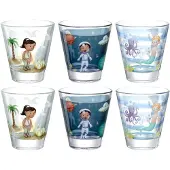 Sans marque Tumbler Bambini Avventura 215ml (Set von 6 Stück)