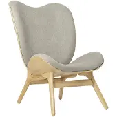 UMAGE - A Conversation Piece Tall Sessel, white sands, Eiche natur