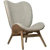 UMAGE - A Conversation Piece Tall Sessel, white sands, Eiche dunkel
