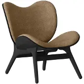 UMAGE - A Conversation Piece Sessel, Eiche schwarz / sugar brown