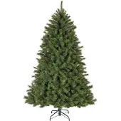 Everlands Künstlicher Weihnachtsbaum aus Malmöer Fichte Ø. 119-H180 cm grün/weiß (groen)