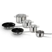 Siemens HZ9SE060 6-teiliges Kochset Edelstahl rostfrei Antihafteigenschaft