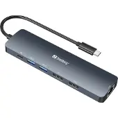 Sandberg 136-43 3.2 Gen 1 Usb-c/usb-a-hub