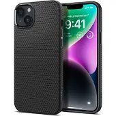 Spigen Apple iPhone 14 Hülle - Silikon - - Backcover/Soft Case - Schwarz