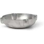 Ferm Living Kerzenhalter Bowl Medium Aluminium