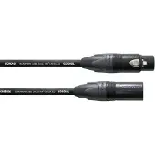 Cordial CPM 2.5 FM, XLR (3-pin), Weiblich, XLR (3-pin), Männlich, 2,5 m, Schwarz