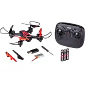 Carson X4 Quadcopter Angry Bug 2.0, 4 Rotoren, 300 mAh, Schwarz, Rot