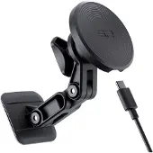 SP Connect SP Charging Adhesive Mount Pro SPC+ – Selbstklebender Handyhalter mit Ladefunktion – Geeignet für SPC+ Hüllen – Schwarz
