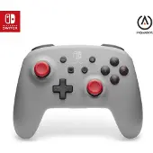 PowerA NSGP0308-01, Gamepad, Nintendo Switch, Nintendo Switch Lite, Nintendo Switch OLED, D-Pad, Home button, Analog / Digital, Kabellos, Grau